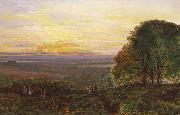 Atkinson Grimshaw Sunset from Chilworth Common china oil painting reproduction